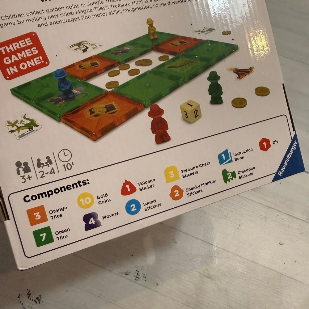 Magna-tiles treasure hunt‎ game NEW